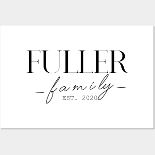 Fuller Family EST. 2020, Surname, Fuller Posters and Art